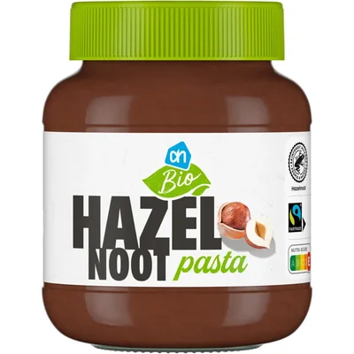 AH Biologisch Hazelnootpasta