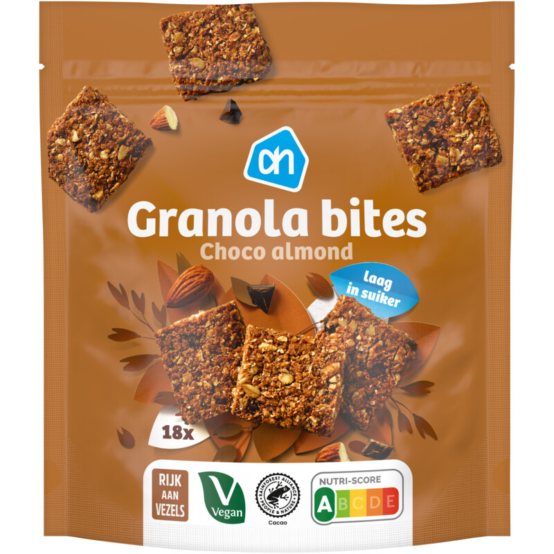 AH Granola bites choco almond