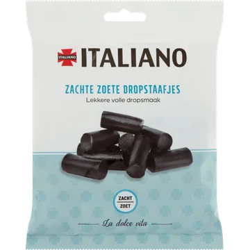 Italiano Zachte zoete dropstaafjes