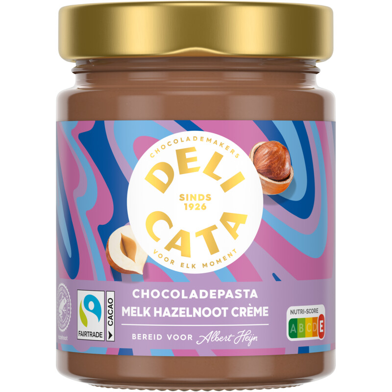 Delicata Chocoladepasta melk hazelnoot creme