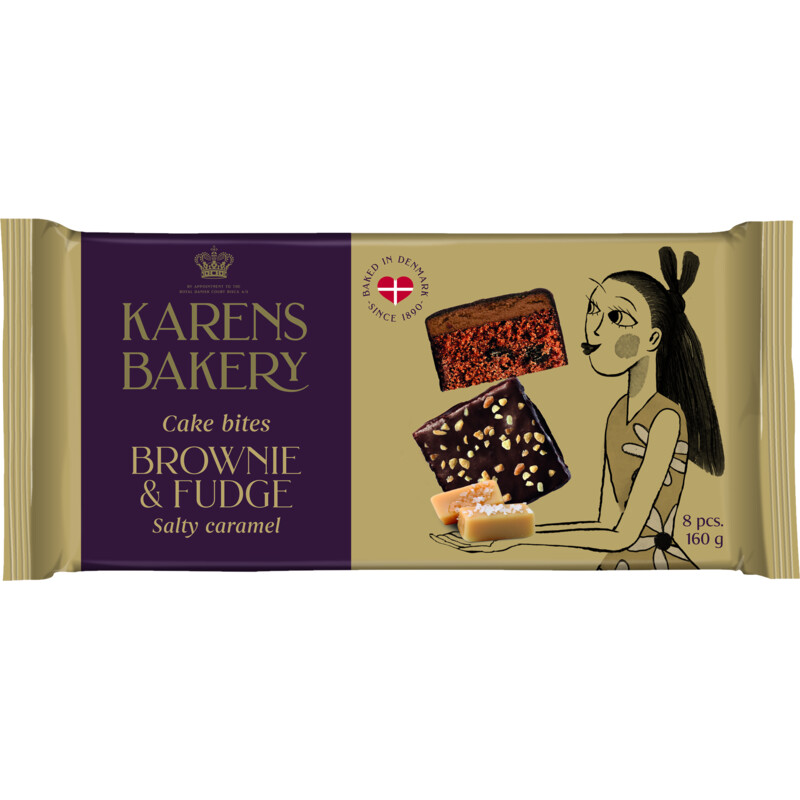 Karens Bakery Cake bites brownie & fudge