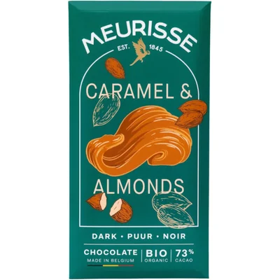 Meurisse Caramel & almonds dark chocolate