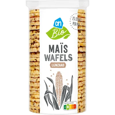 AH Biologisch Maiswafels lijnzaad