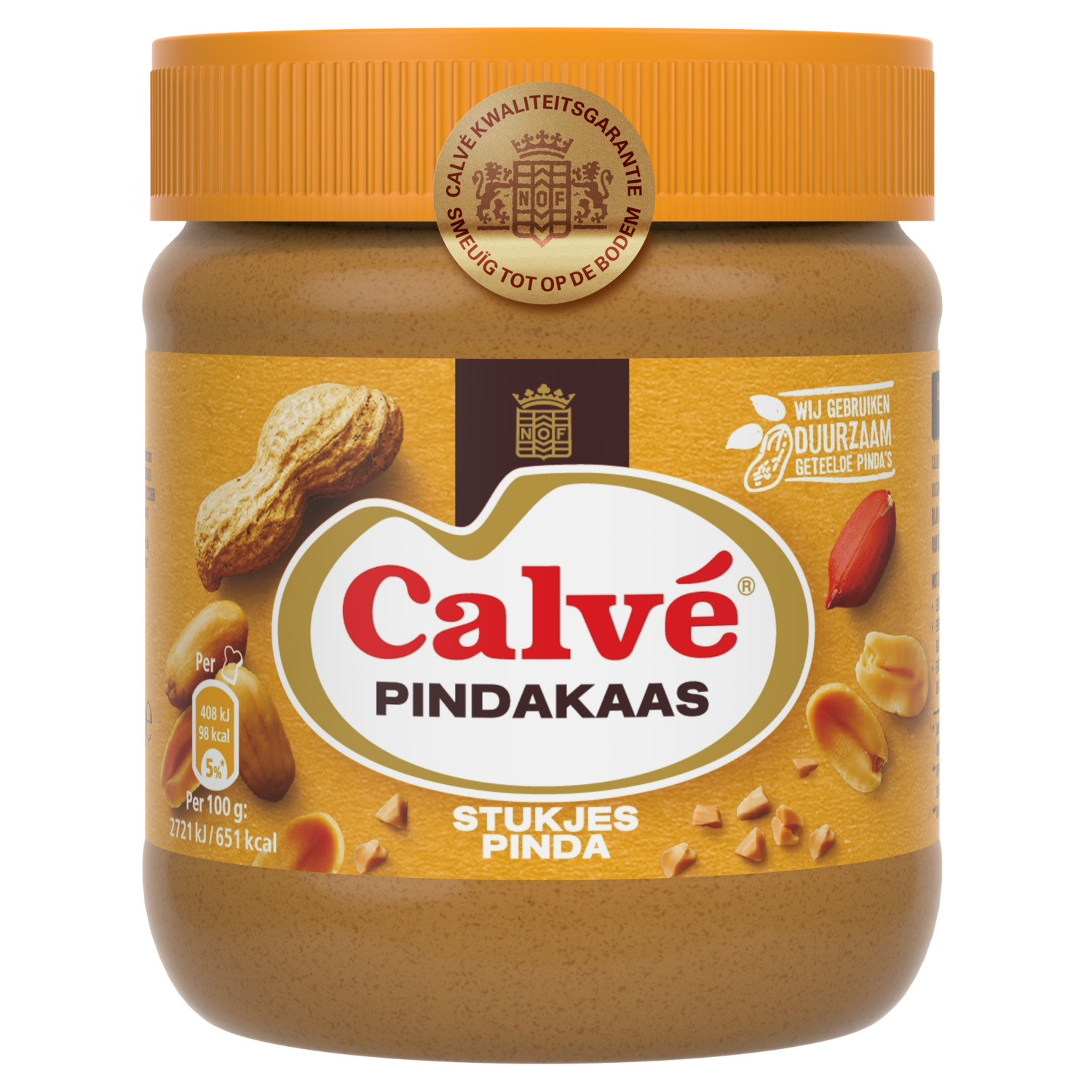 Calvé Pindakaas stukjes pinda