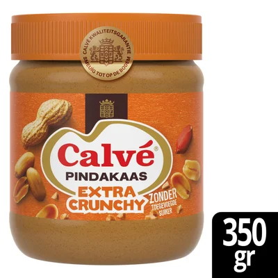 Calvé Extra crunchy pindakaas