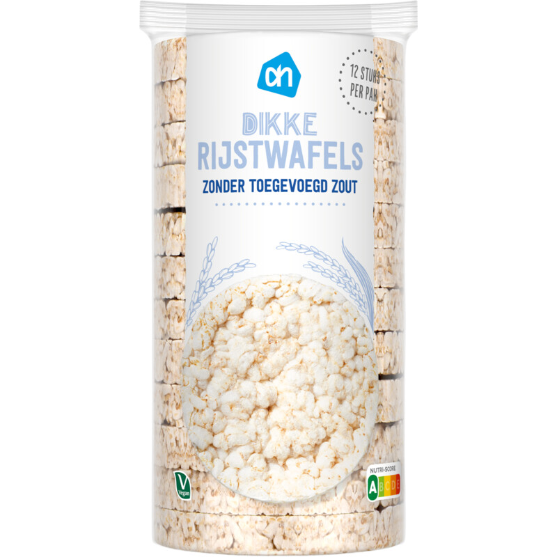 AH Dikke rijstwafels zonder toegevoegd zout