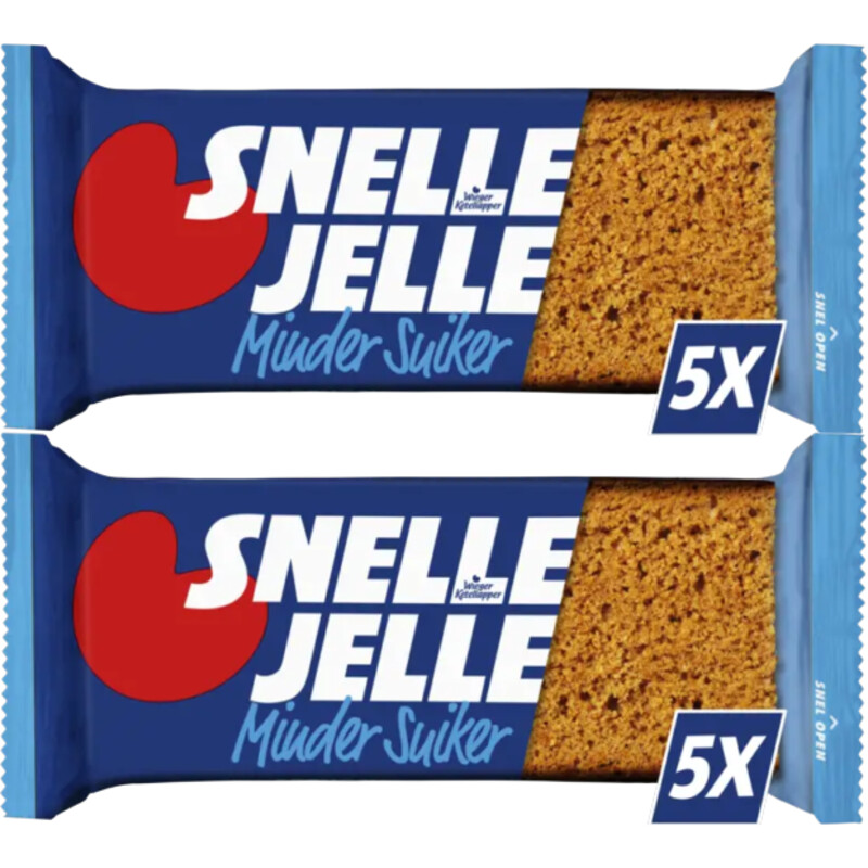 Snelle Jelle Kruidkoek minder suiker 10-pack