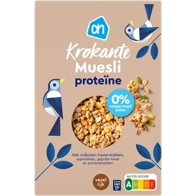 AH Krokante muesli proteine 0% suiker
