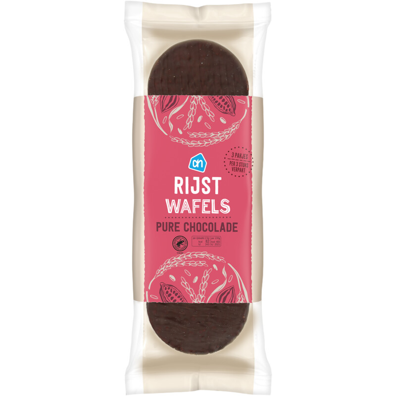 AH Rijstwafels pure chocolade