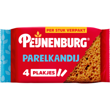 Peijnenburg Ontbijtkoek parelkandij 4-pack