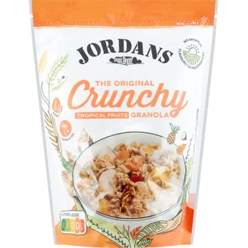 Jordans Crunchy tropical fruits granola