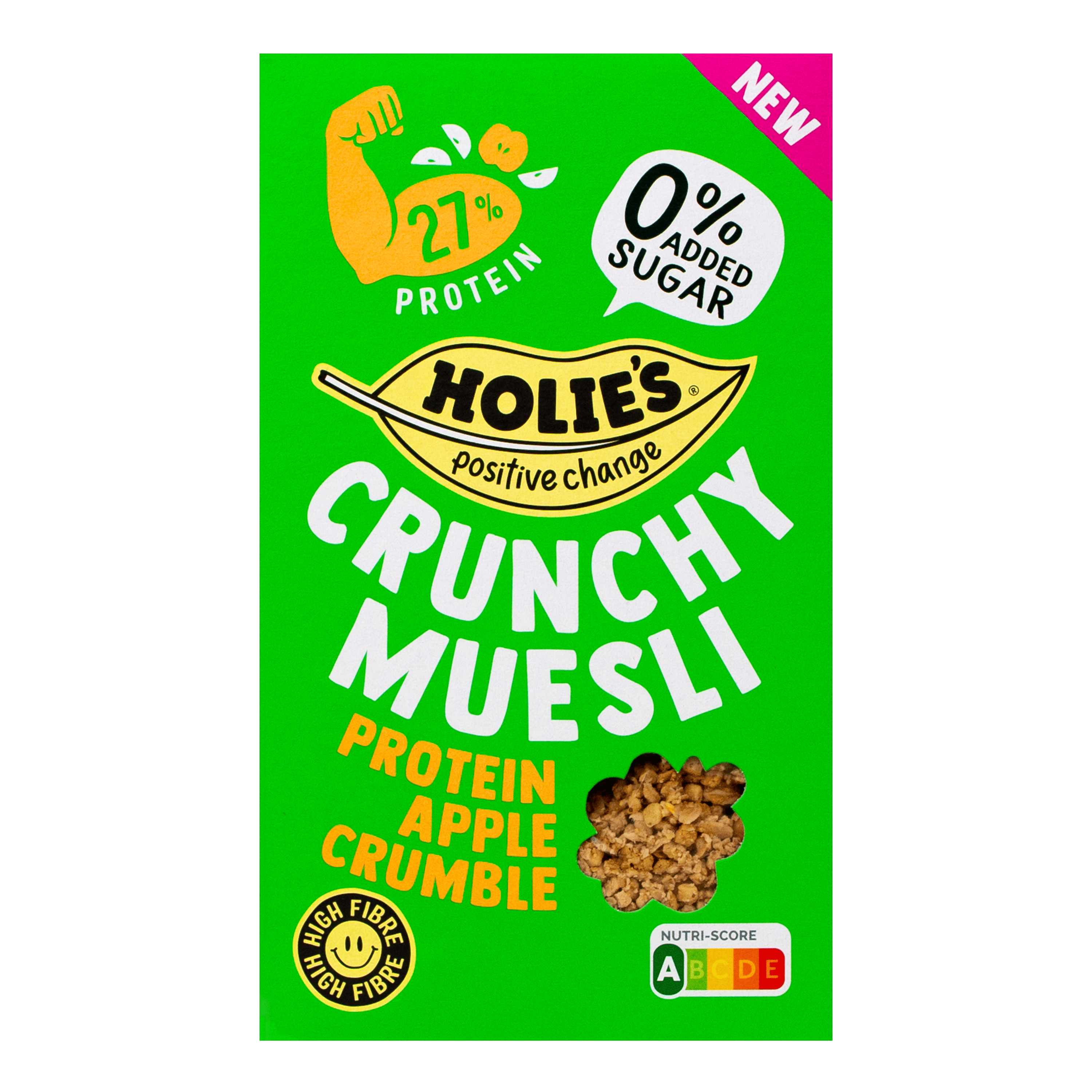 Holie's Crunchy muesli protein apple crumble
