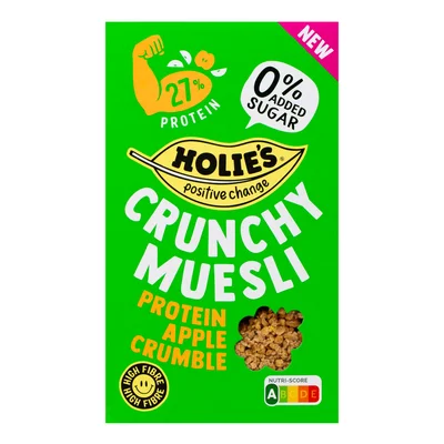 Holie's Crunchy muesli protein apple crumble