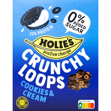 Holie's Crunchy loops cookies & cream