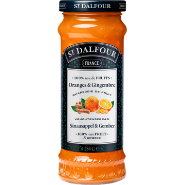 St. Dalfour Vruchtenspread Sinaasappel Gember
