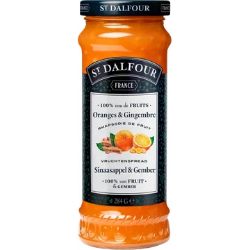 St. Dalfour Vruchtenspread Sinaasappel Gember