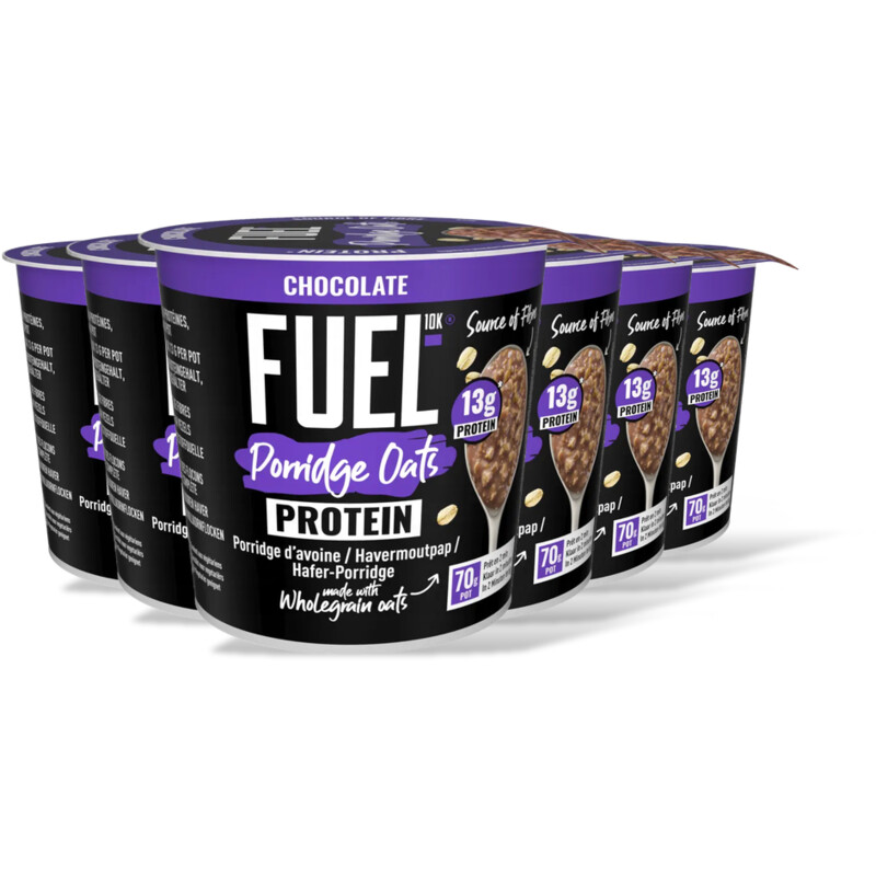 Fuel10K Porridge Oats Pot Chocolate 6-pack