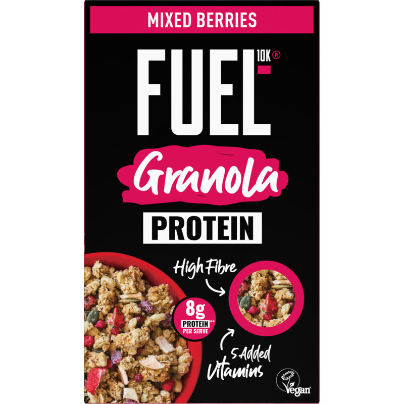 Fuel10K Granola protein mixed berries