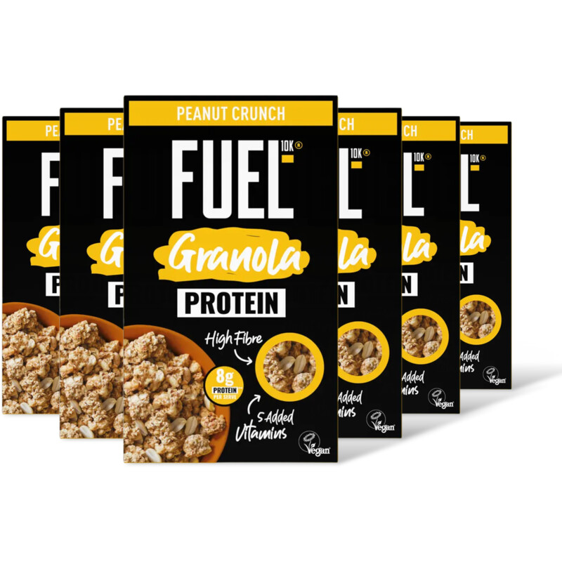 Fuel10K Granola Peanut Crunch 6-pack