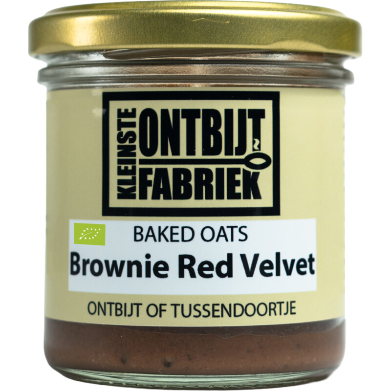 Kleinste Ontbijtfabr Baked oats brownie red velvet
