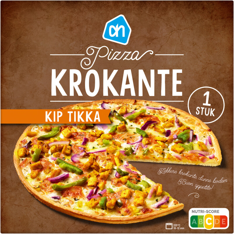 AH Pizza krokante kip tikka