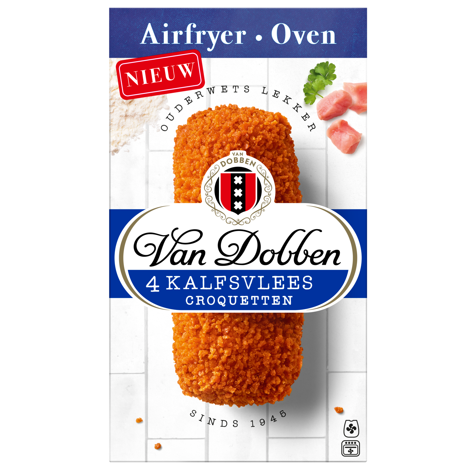 Van Dobben Oven en airfryer garnalen croquetten