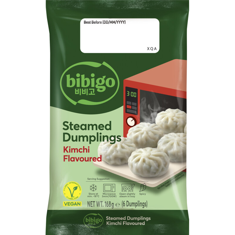 Bibigo Steamed dumplings kimchi flavour
