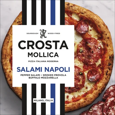 Crosta Mollica Pizza salami Napoli