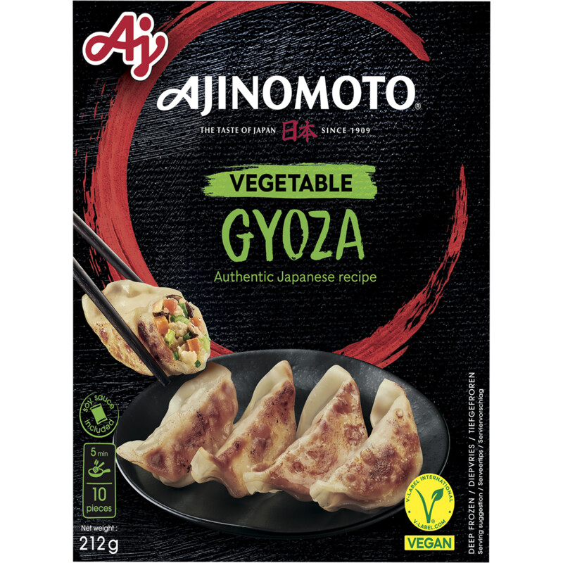 Ajinomoto Gyoza vegetables