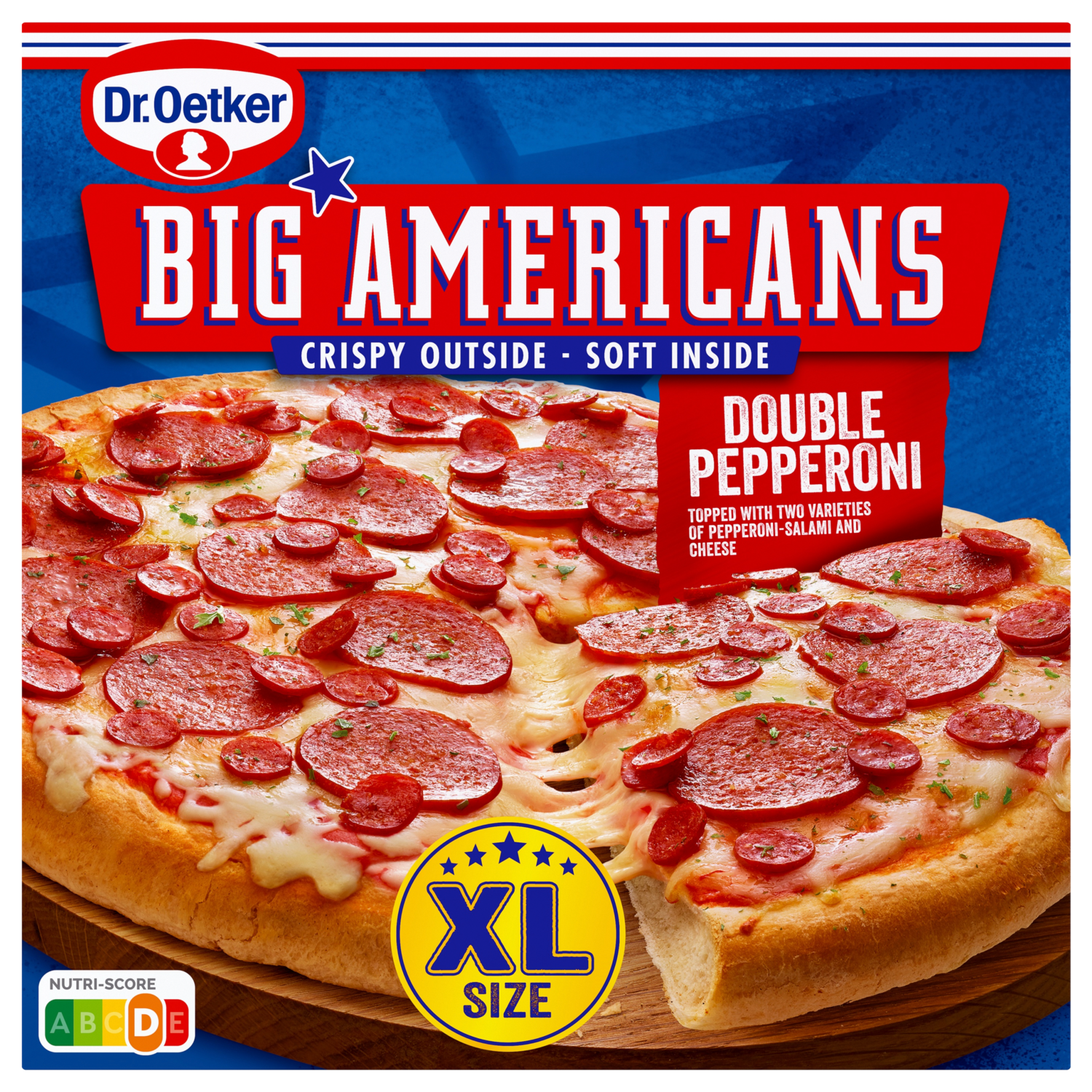 Dr. Oetker Big Americans xl pizza double pepperoni