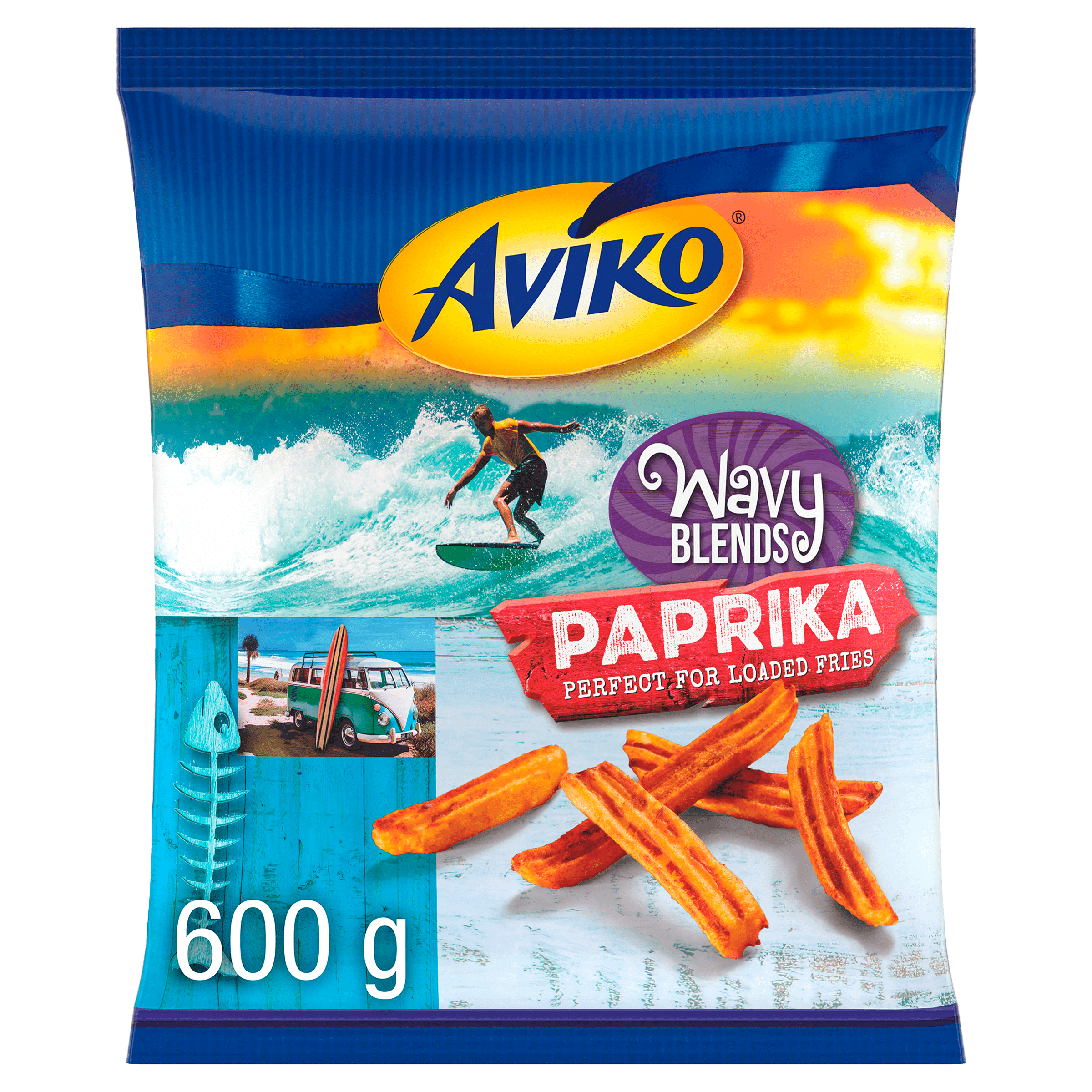 Aviko Wavy blends paprika
