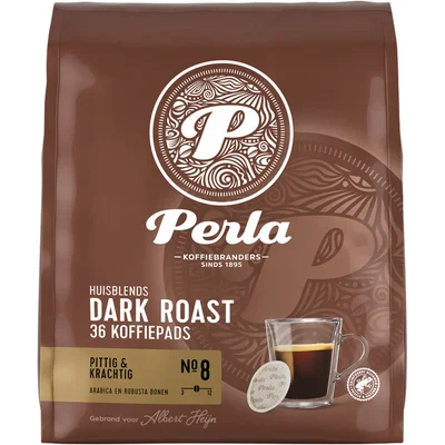 Perla Huisblends Dark roast koffiepads