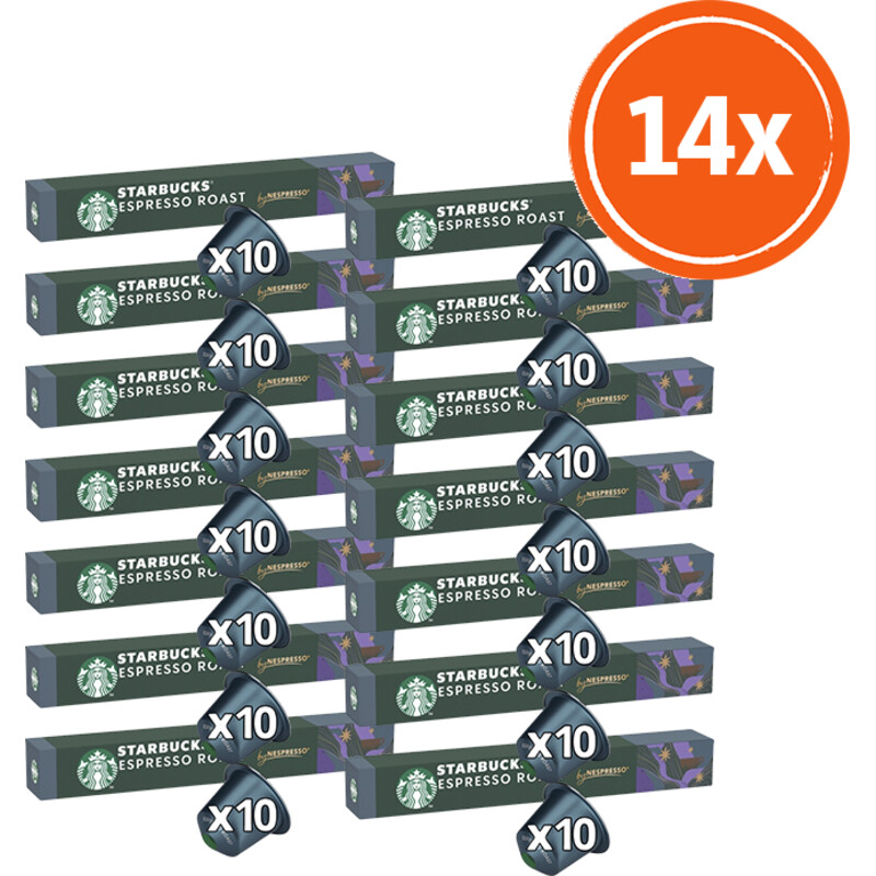 Starbucks Nespresso espresso roast capsules 14-pck