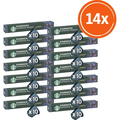Starbucks Nespresso espresso roast capsules 14-pck