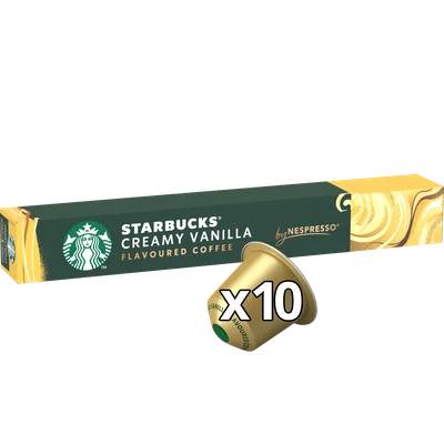 Starbucks Nespresso creamy vanilla capsules