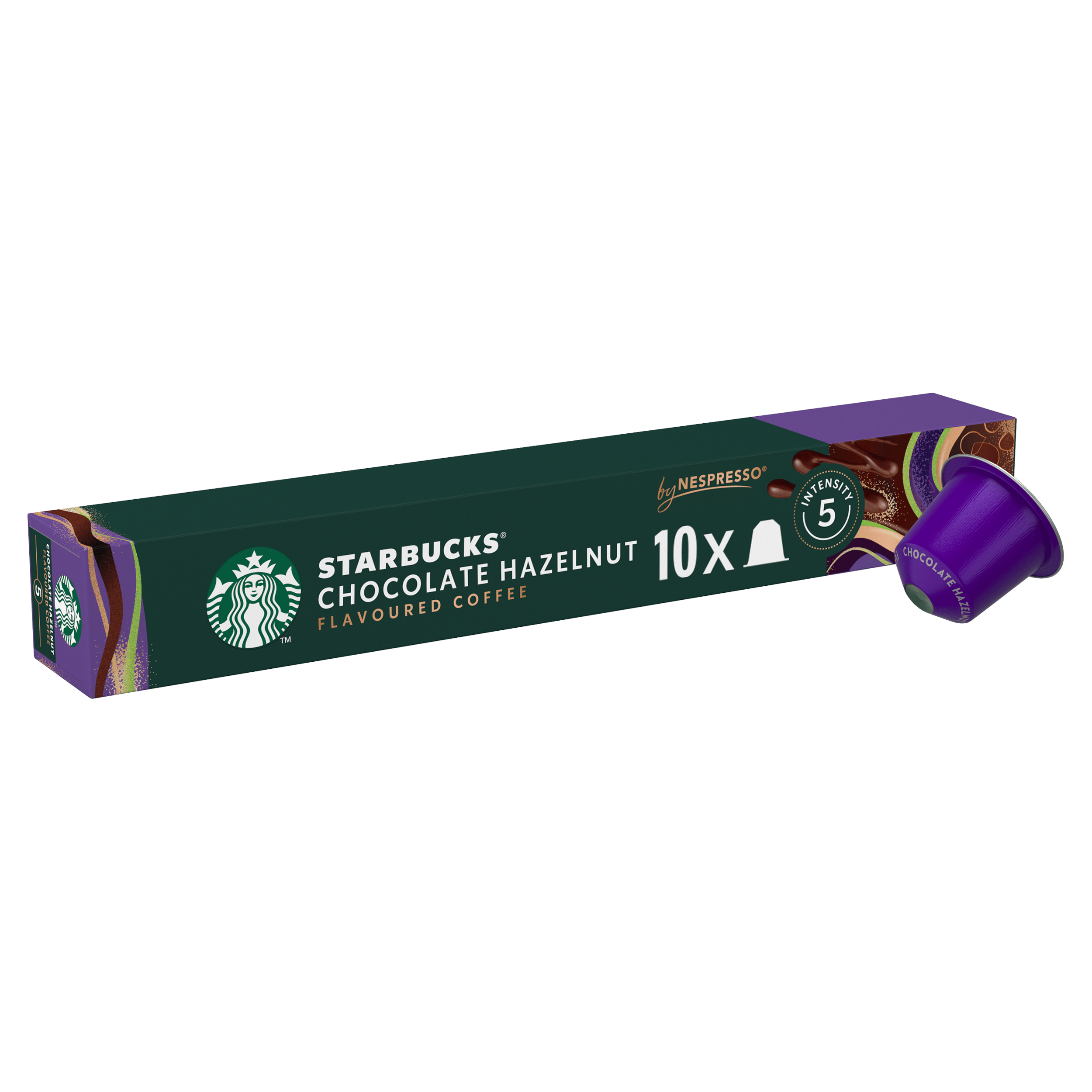 Starbucks Nespresso chocolate hazelnut capsules