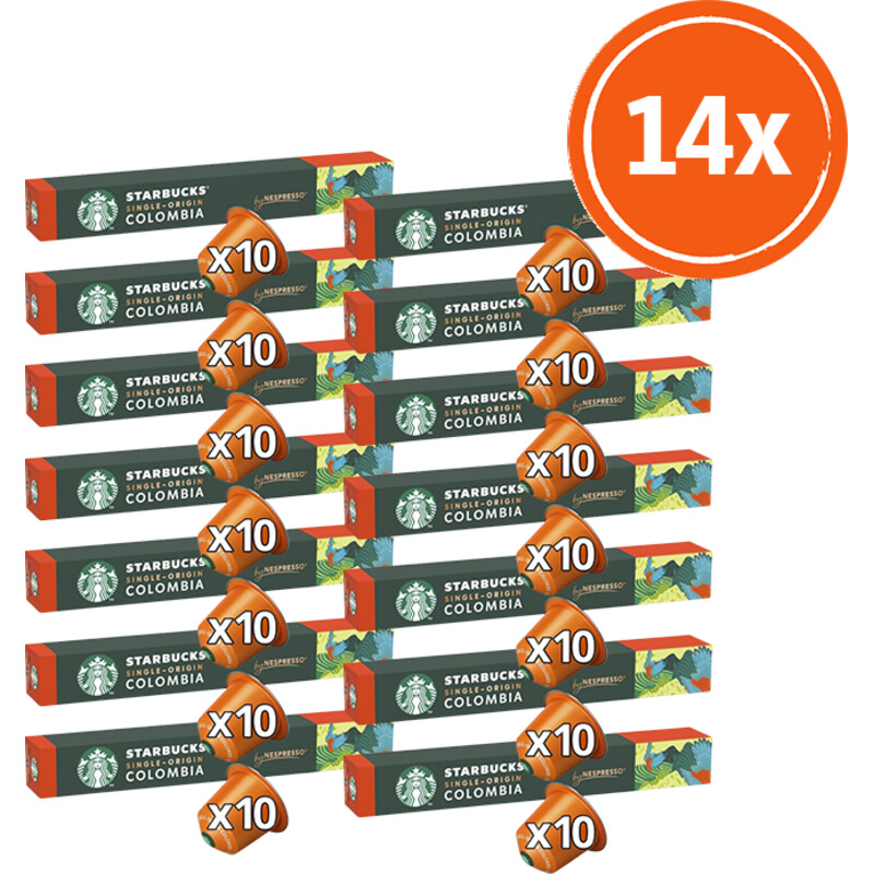 Starbucks Nespresso Colombia capsules 14-pack