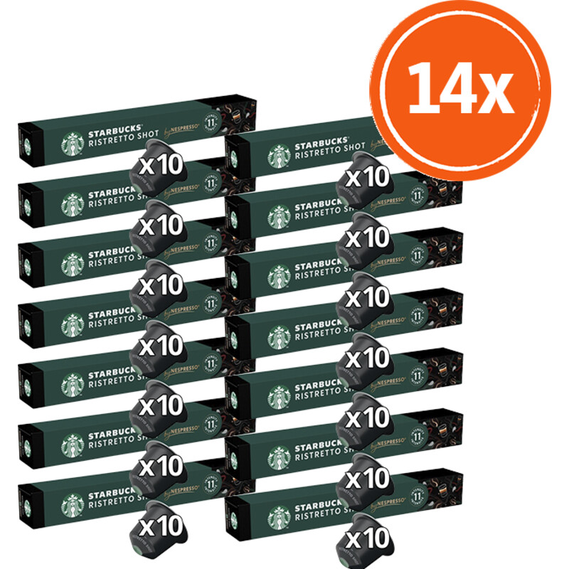 Starbucks Nespresso ristretto capsules 14-pack