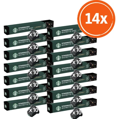 Starbucks Nespresso ristretto capsules 14-pack