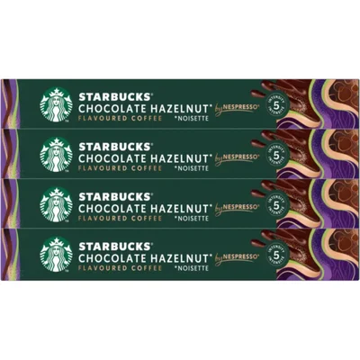 Starbucks Nespresso chocolate hazelnut caps 4-pack