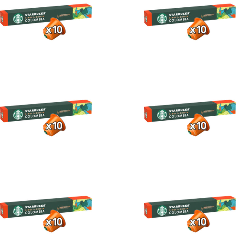 Starbucks Nespresso Colombia capsules 6-pack