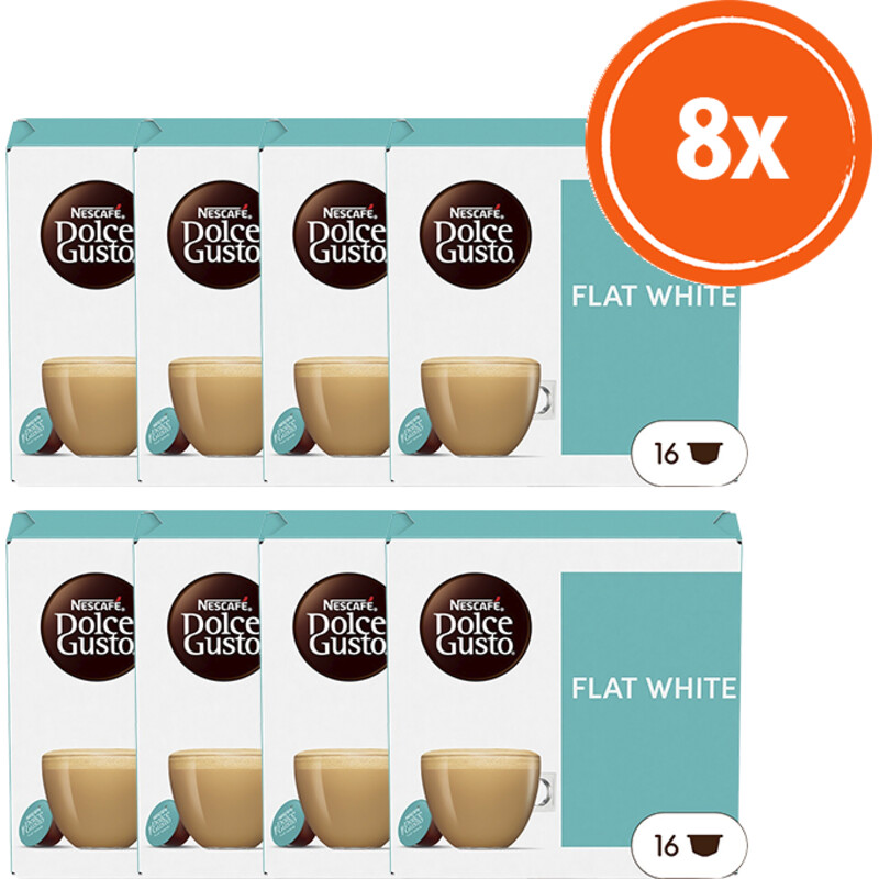 Nescafé Dolce Gusto Flat white 8-pack