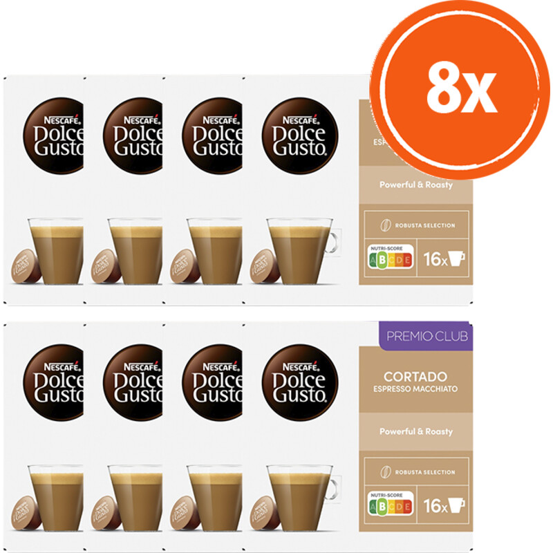 Nescafé Dolce Gusto Cortado macchiatto capsules 8-pack