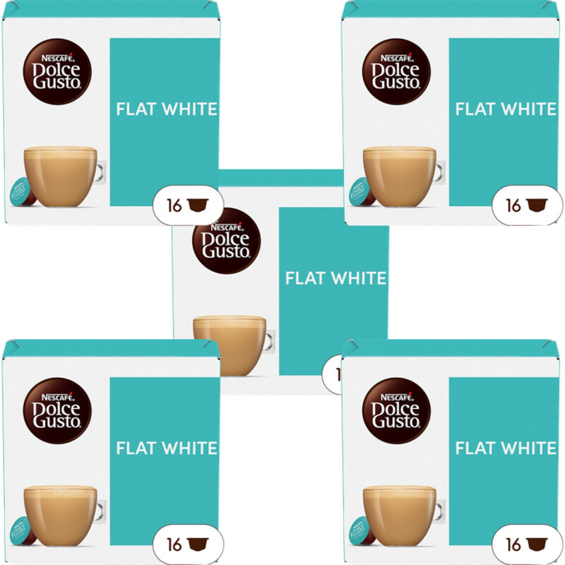 Nescafé Dolce Gusto Flat white 5-pack
