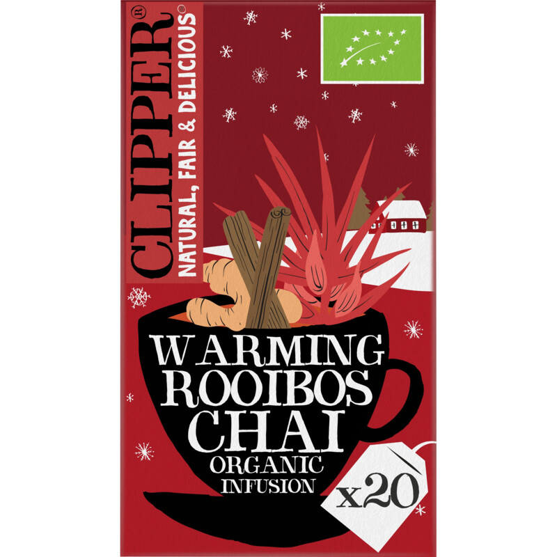 Clipper Warming rooibos chai organic infusion