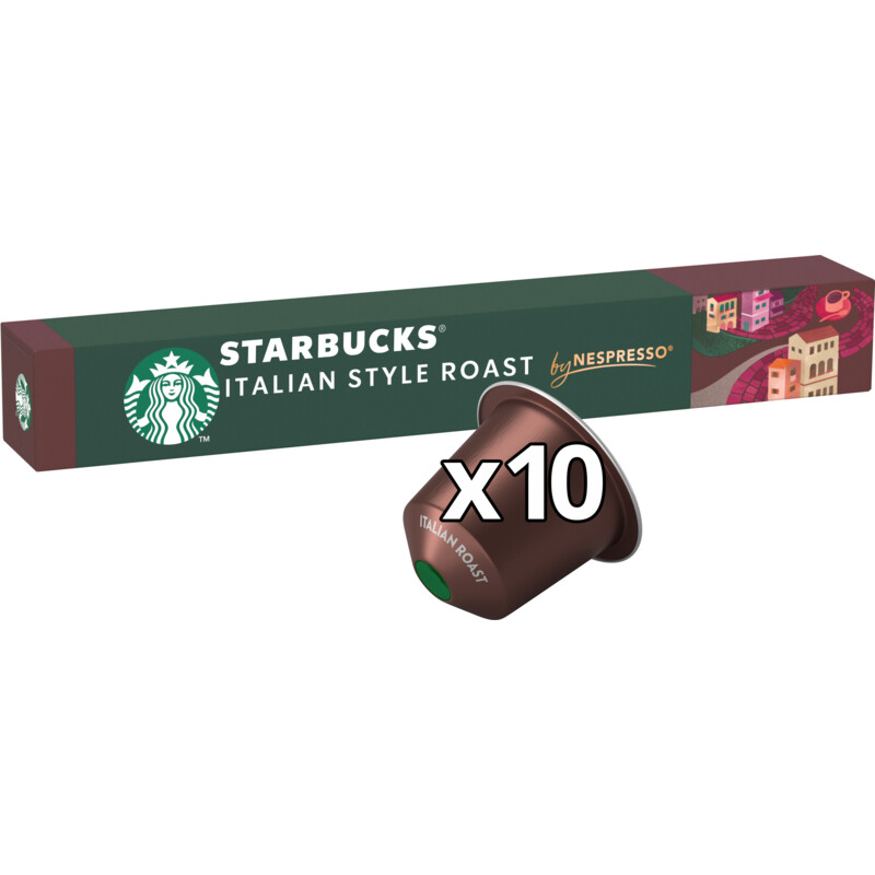 Starbucks Nespresso Italian style roast capsules