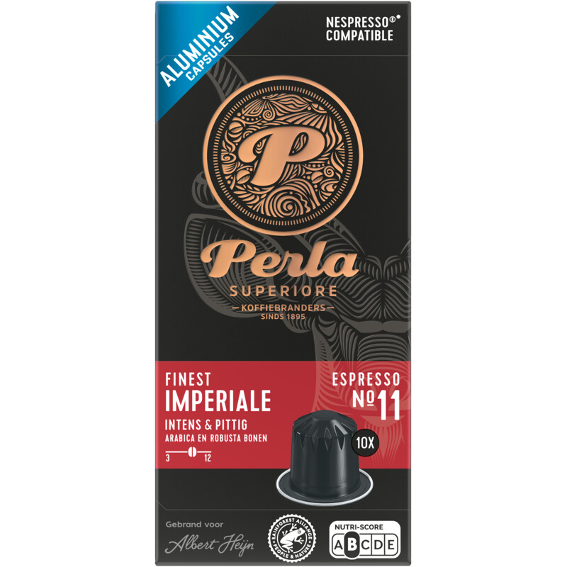 Perla Superiore Finest espresso imperiale capsules