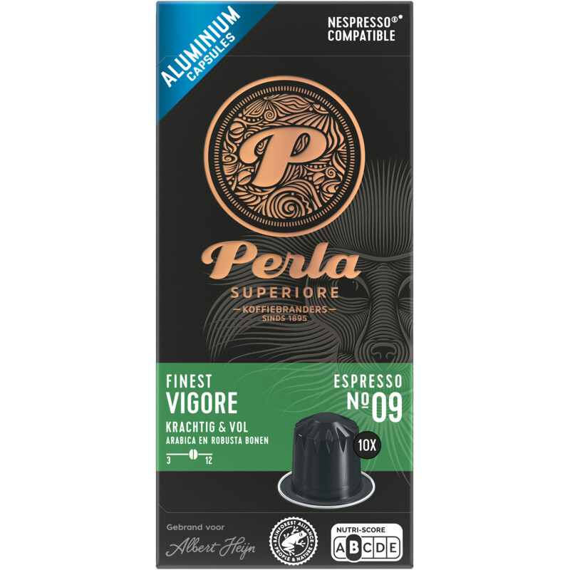 Perla Superiore Finest espresso vigore capsules