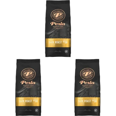 Perla Superiore Finest dark roast koffiebonen 3-pack