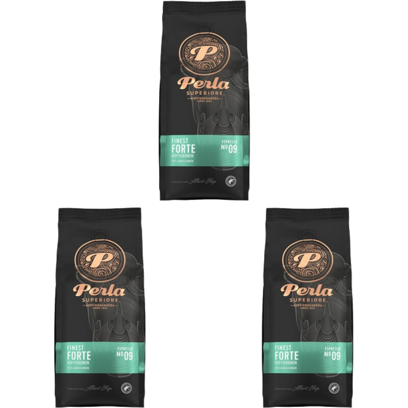 Perla Superiore Finest forte koffiebonen 3-pack